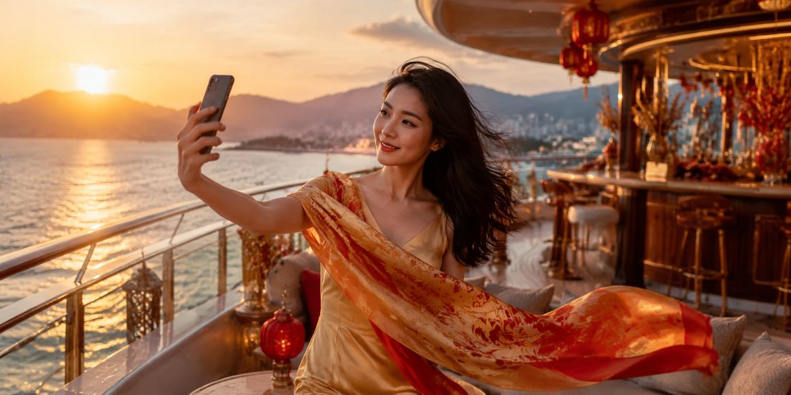 Người dùng thư giãn tại bãi biển Nha Trang và trải nghiệm trò chơi casino mới qua điện thoại